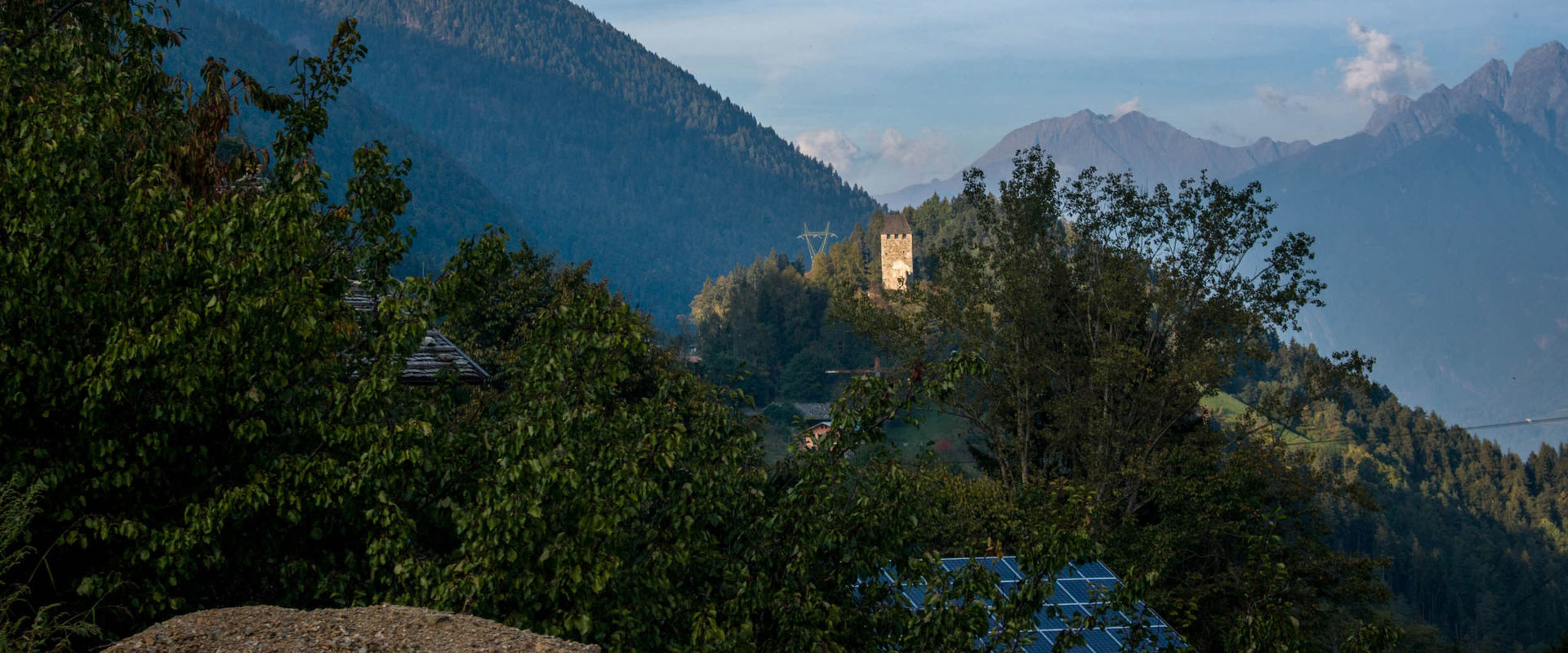 Eschenlohe Castle near St. Pankraz View of Eschenlohe Castle in the distance.