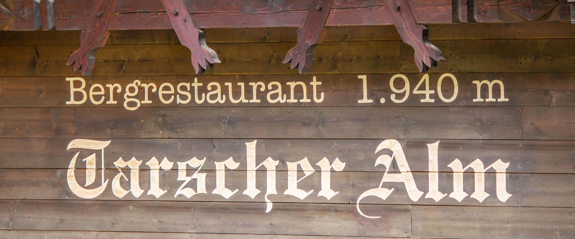 Hiking paradise Tarscher alpine pasture Signage Tarscher alpine pasture