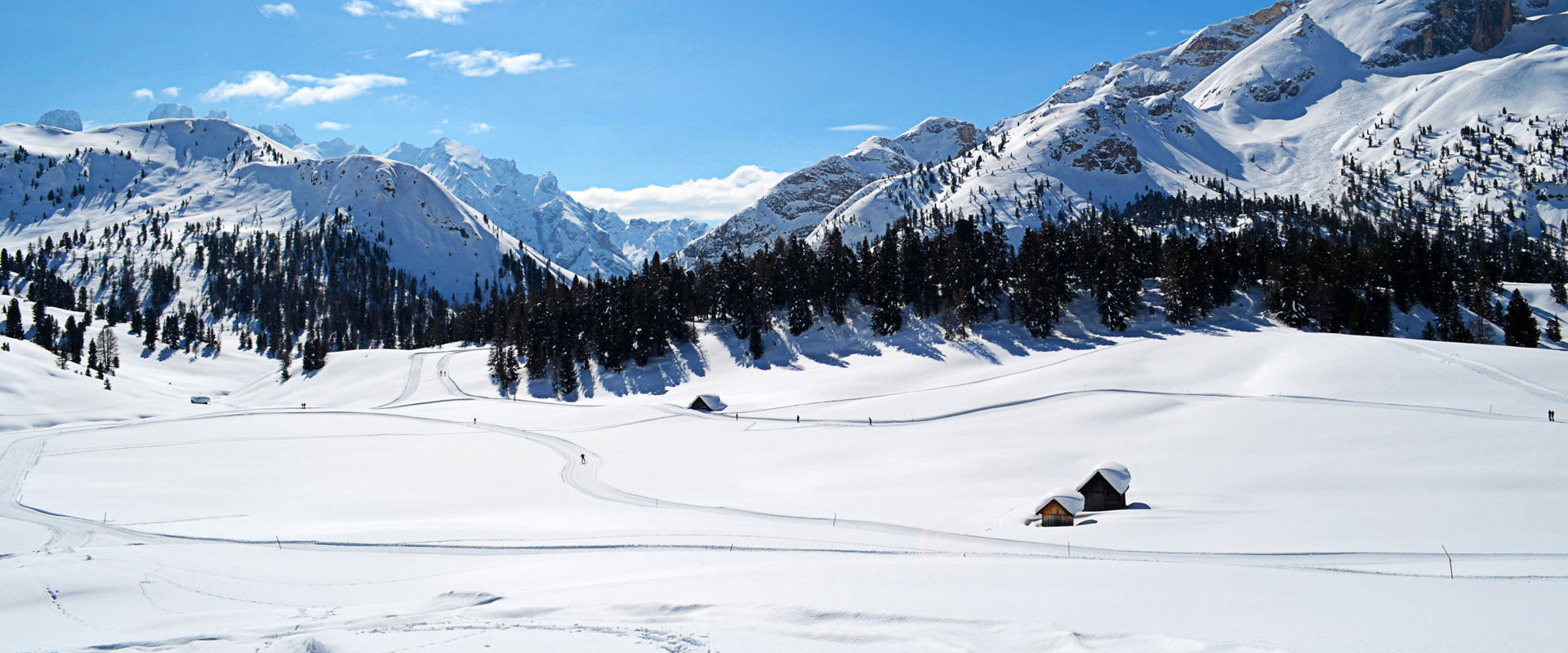 The Plätzwiese in winter Winter landscape on the Plätzwiese.