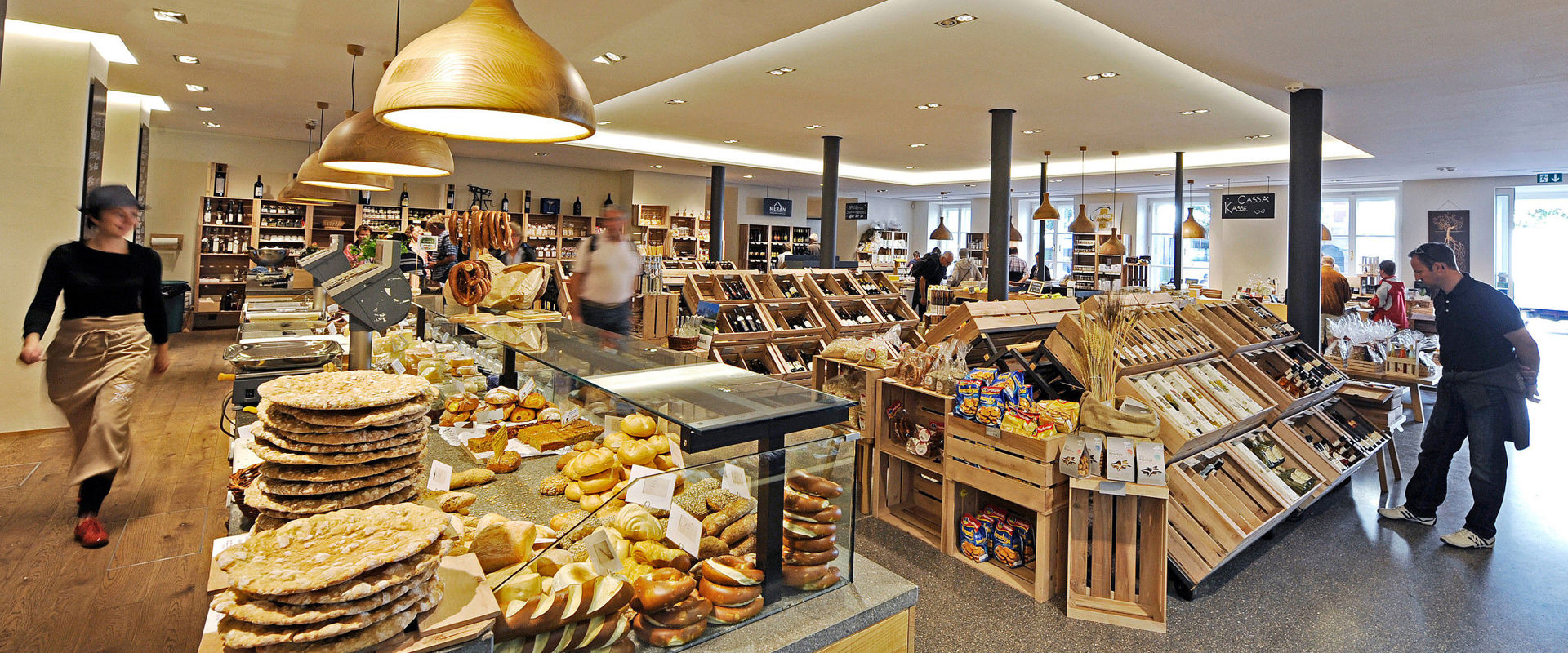 South Tyrolean products Shop with typical South Tyrolean products.