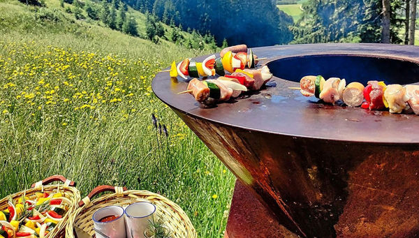 Grillowanie w schronisku górskim