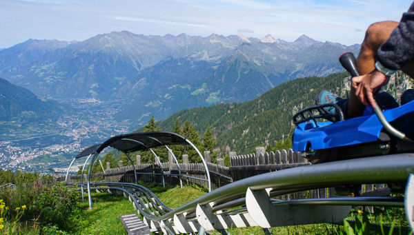 Alpejski bobslej: saneczkowa zabawa nad Merano